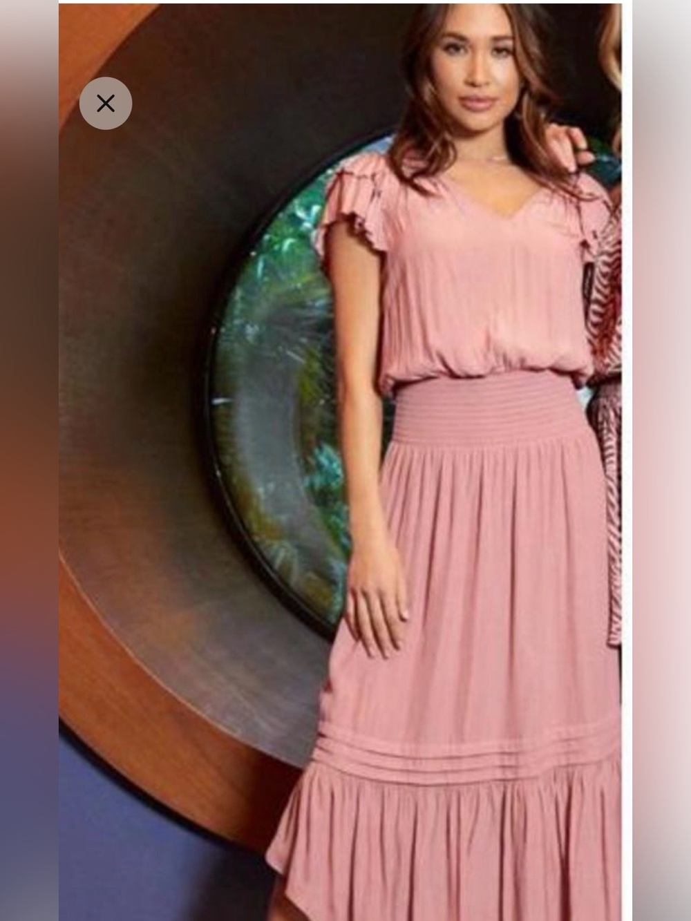 Ramy Brook Dusty Rose Maxi Skirt